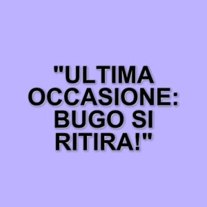 Bugo annuncia il ritiro definitivo dalla musica: l'ultimo concerto il 1 aprile 2025 a Milano