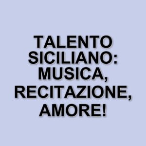 Carlo Amleto: il giovane talento siciliano tra musica, recitazione e amore