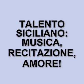 Carlo Amleto: il giovane talento siciliano tra musica, recitazione e amore