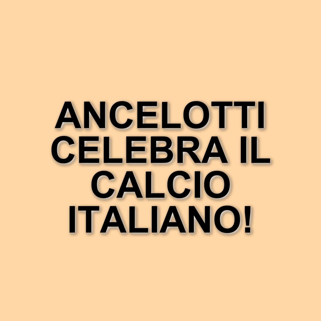 Carlo Ancelotti e i premiati del Trofeo Maestrelli: un riconoscimento per il calcio italiano