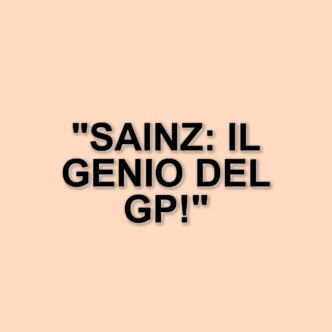 Carlos Sainz, stratega inaspettato: il suo contributo decisivo nel GP d'Australia 2025