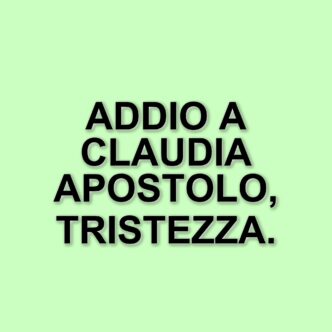 La scomparsa di Claudia Apostolo: il ricordo di una pioniera del giornalismo ambientale