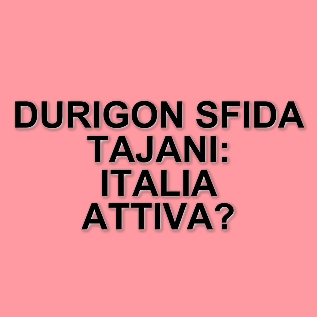 Durigon critica Tajani: "In difficoltà con gli Stati Uniti, chieda aiuto alla Lega"