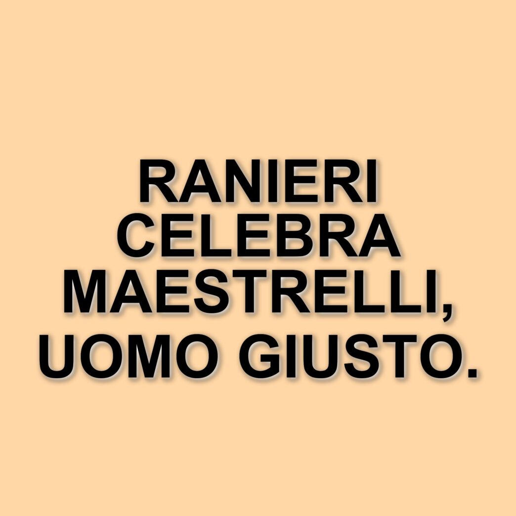 Claudio Ranieri premiato a Montecatini: "Maestrelli era un uomo giusto"