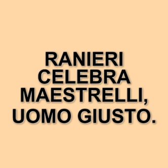 Claudio Ranieri premiato a Montecatini: "Maestrelli era un uomo giusto"