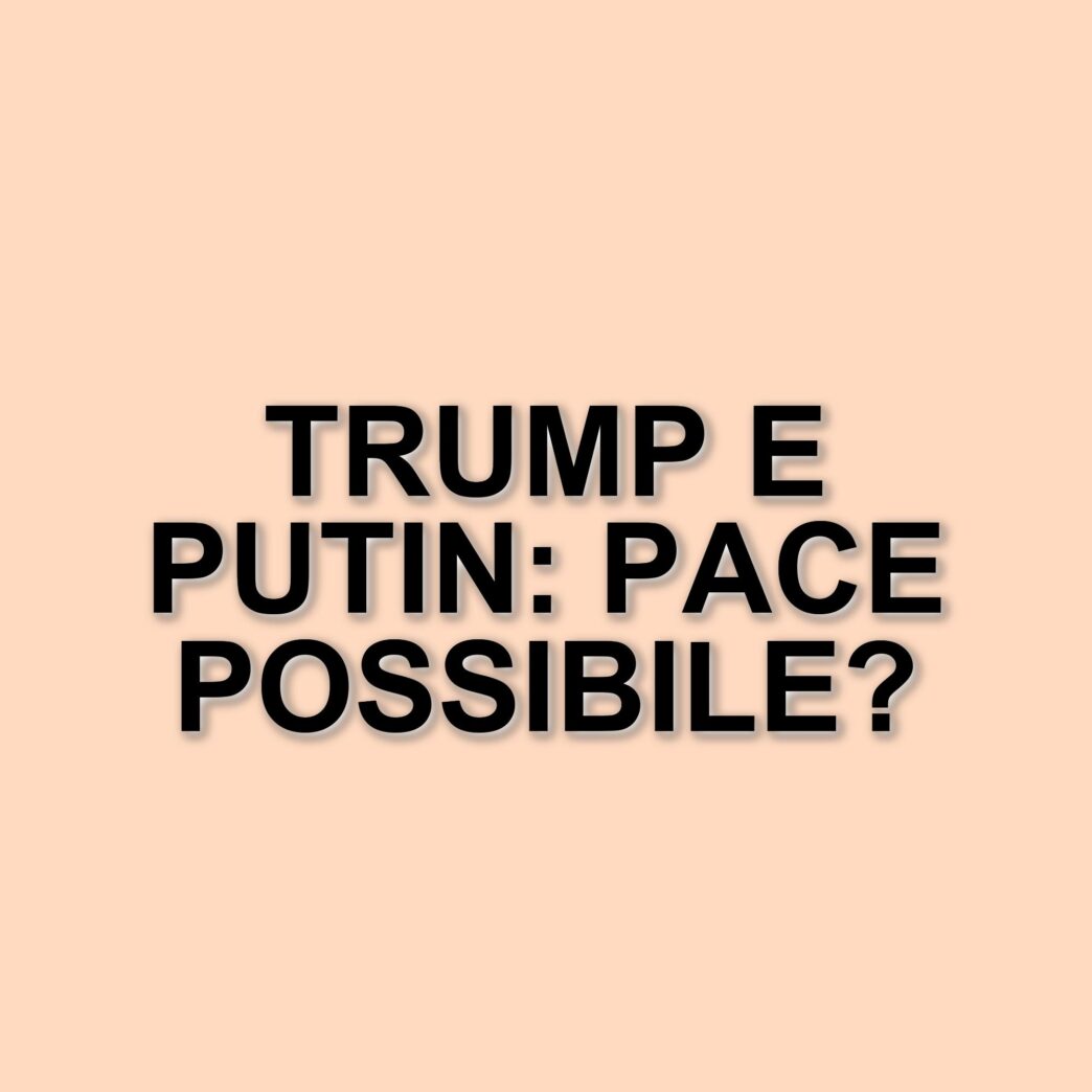 Colloquio cruciale tra Trump e Putin: focus su pace e territori contesi