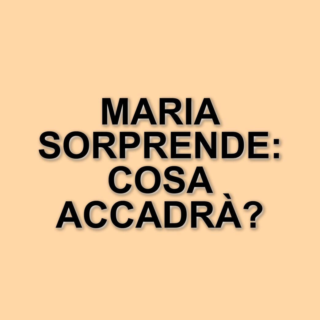 Colpo di scena al serale di Amici 24: Maria De Filippi sorprende con una proposta inaspettata