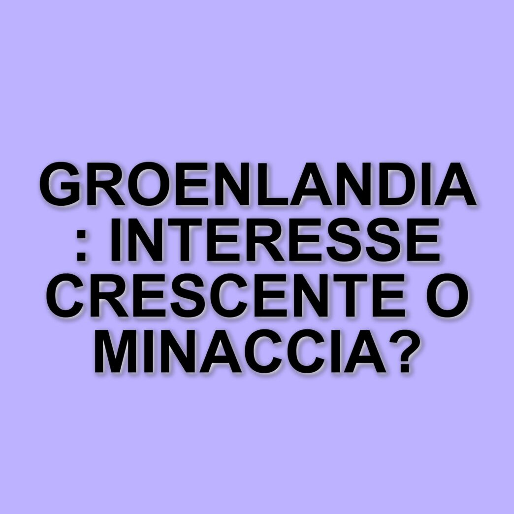 La groenlandia torna al centro del dibattito geopolitico con il ritorno di Donald Trump alla casa bianca