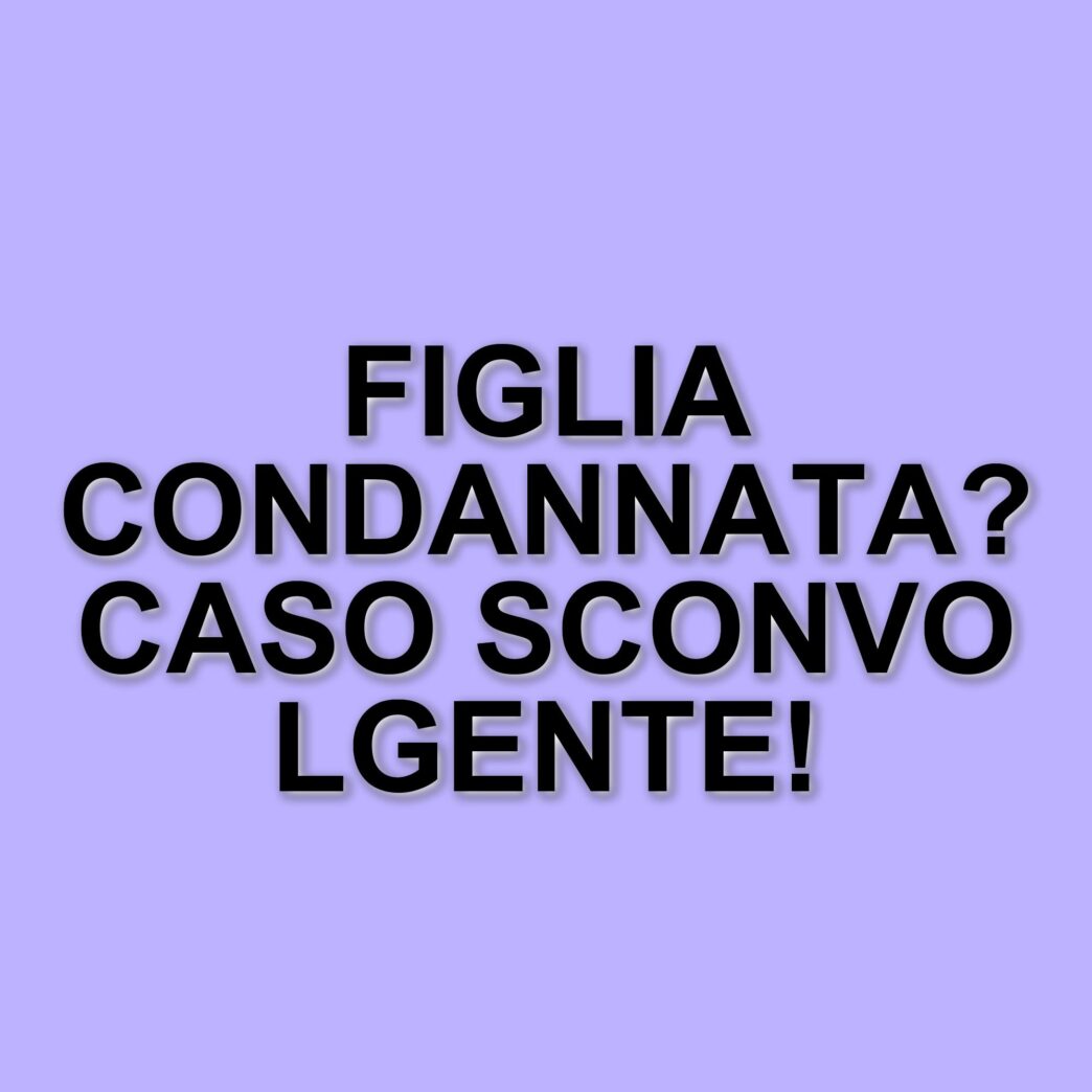 Condanna per abbandono di persona incapace: figlia di donna malata di Alzheimer riceve tre anni di carcere