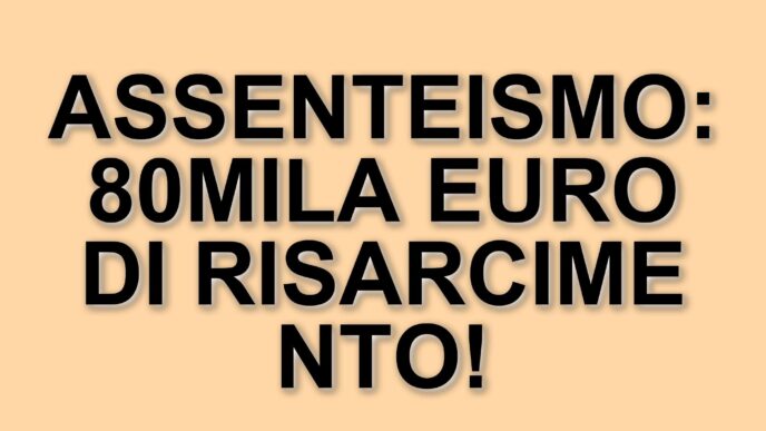 Condanna per assenteismo al Centro per l'Impiego di Teano: 18 dipendenti costretti a risarcire 80mila euro