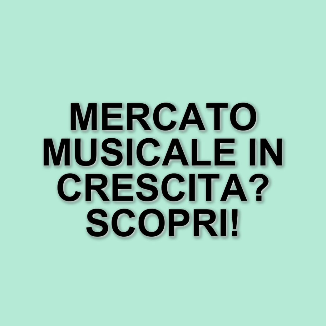 Crescita continua per la discografia italiana: il mercato musicale segna un +8,5% nel 2024