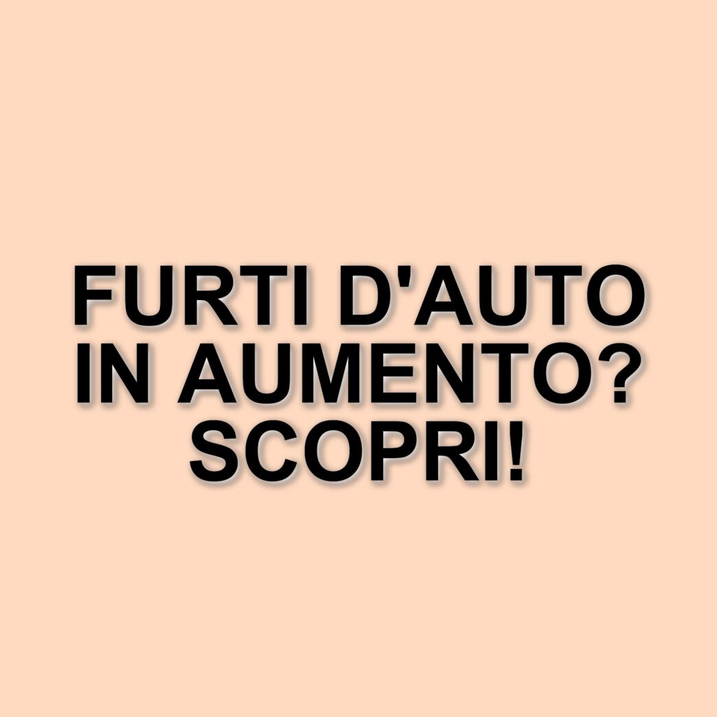 Crescita dei furti d'auto in Italia: Fiat Panda e Alfa Romeo tra i modelli più rubati nel 2024