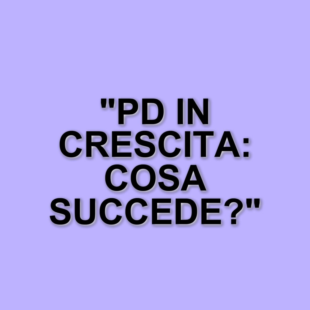 Crescita del Pd nei sondaggi: Fratelli d'Italia e M5S in calo, stabilità per Lega e Alleanza Verdi-Sinistra