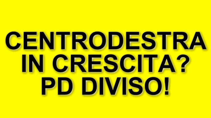 Crescita del centrodestra nei sondaggi: il PD e le divisioni interne