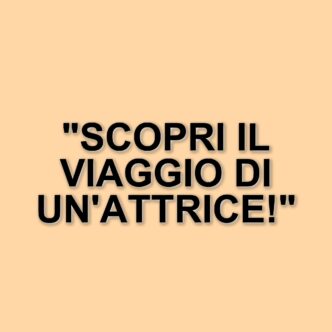 Crescita e sfide: il percorso di una giovane attrice tra cinema e tematiche sociali