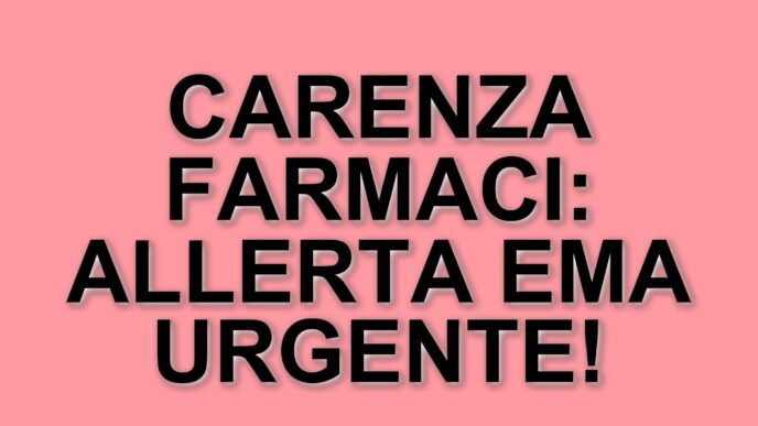 Crisi della carenza di farmaci in Europa: l'EMA aggiorna l'elenco dei medicinali a rischio