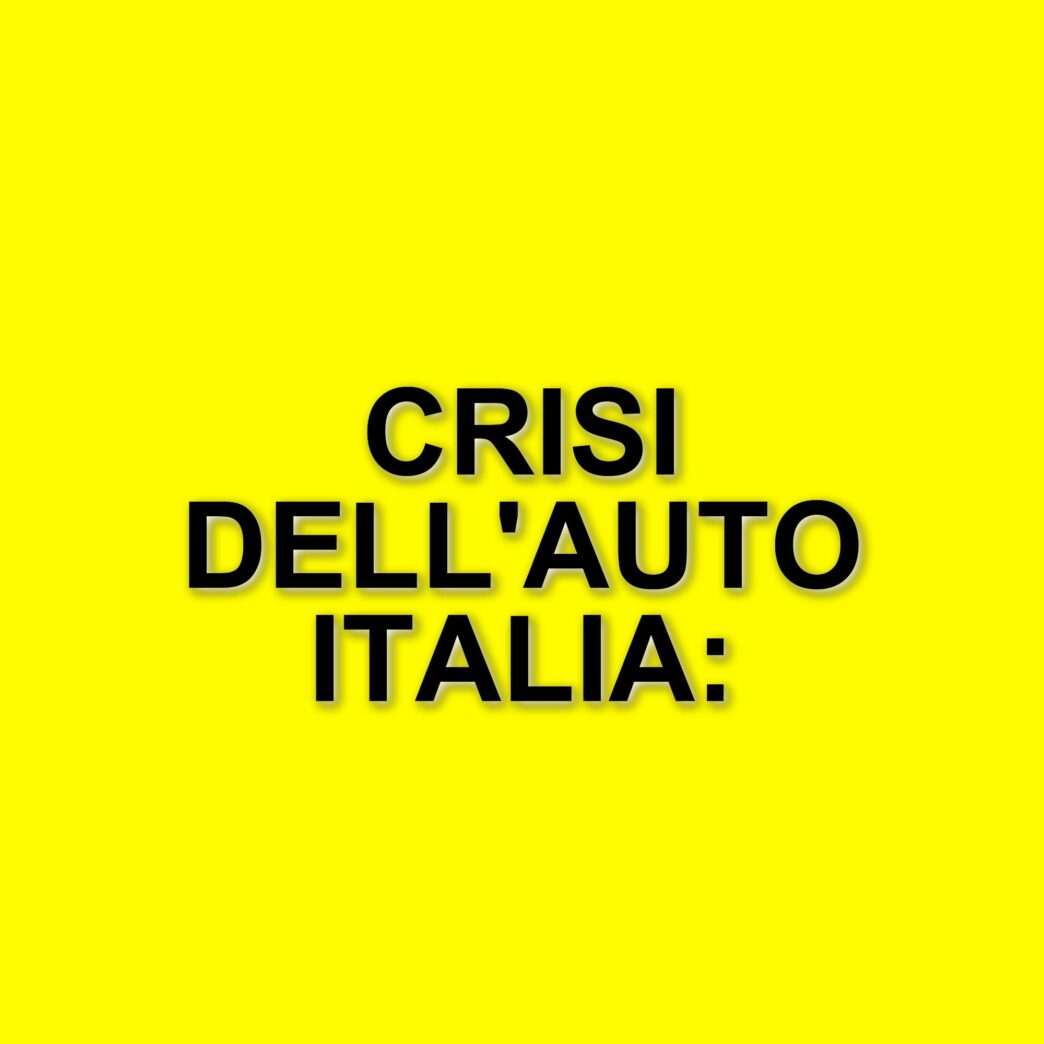 Crisi dell'auto in Italia: Stellantis e il futuro incerto di Alfa Romeo e Lancia