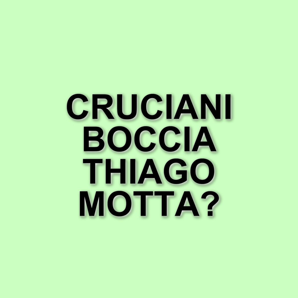 Critiche al tecnico della Juventus: Giuseppe Cruciani analizza l'annata di Thiago Motta
