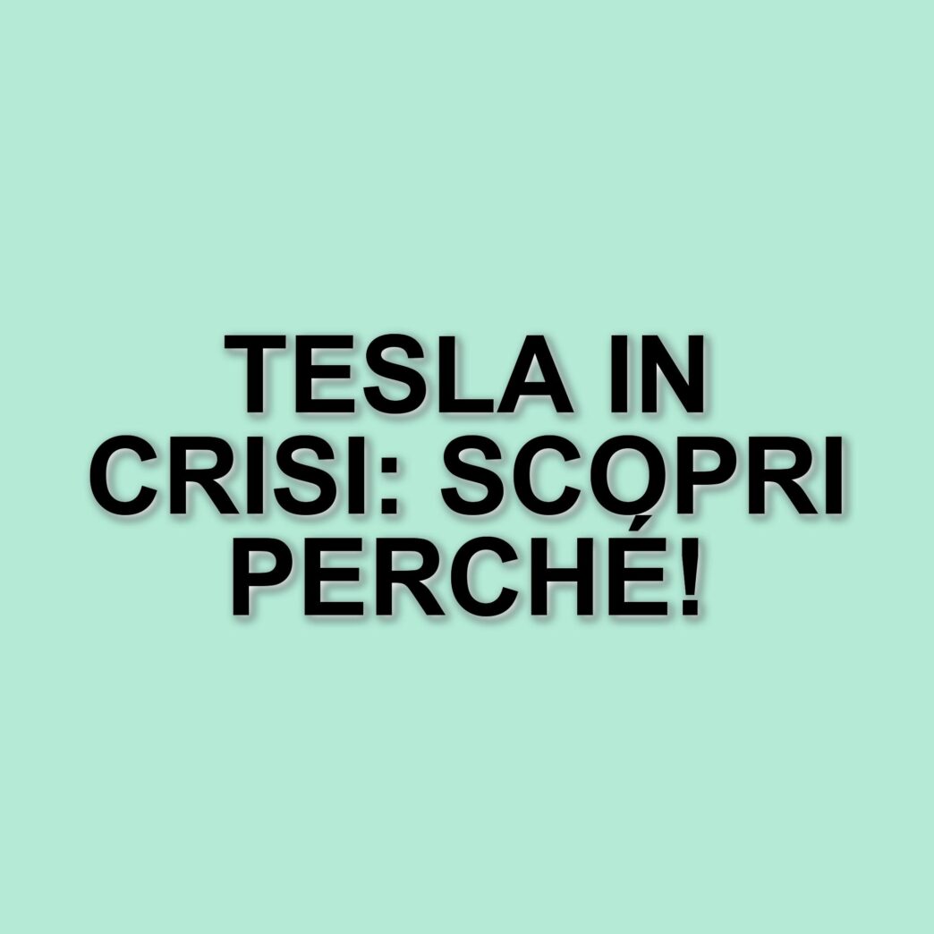 Criticità per Tesla: problemi di affidabilità e calo delle vendite nel mercato automobilistico