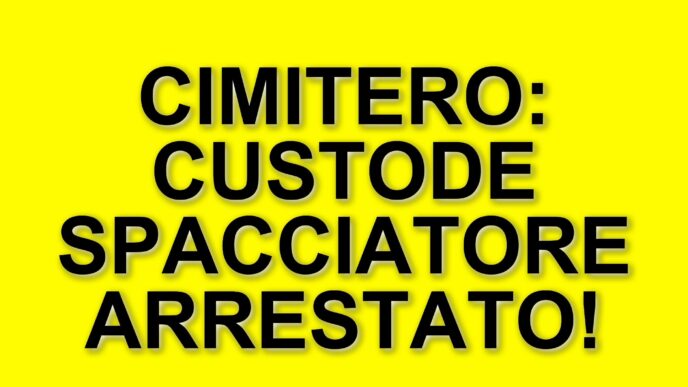 Custode arrestato per spaccio di cocaina nel cimitero di Desenzano del Garda