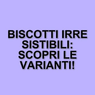 Biscotti al burro di arachidi: la ricetta irresistibile di Daniele Persegani a È sempre mezzogiorno