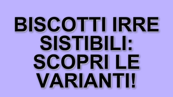 Biscotti al burro di arachidi: la ricetta irresistibile di Daniele Persegani a È sempre mezzogiorno
