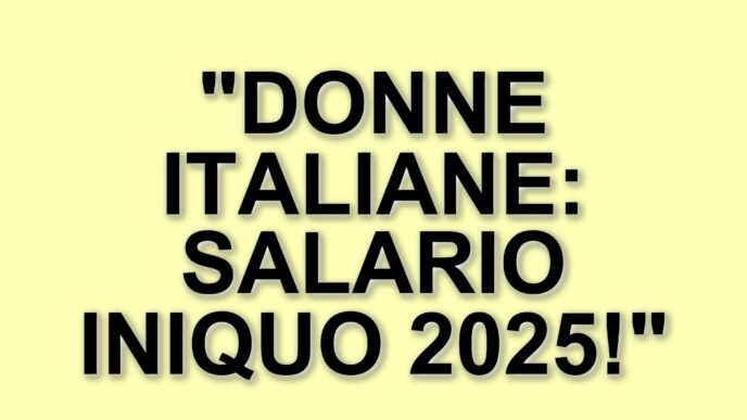 Disparità salariale di genere: un problema crescente per le donne italiane nel 2025