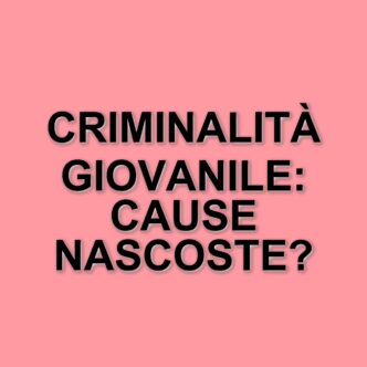 Dispersione Scolastica E Criminalità Giovanile: Un Legame Preoccupante Da Analizzare