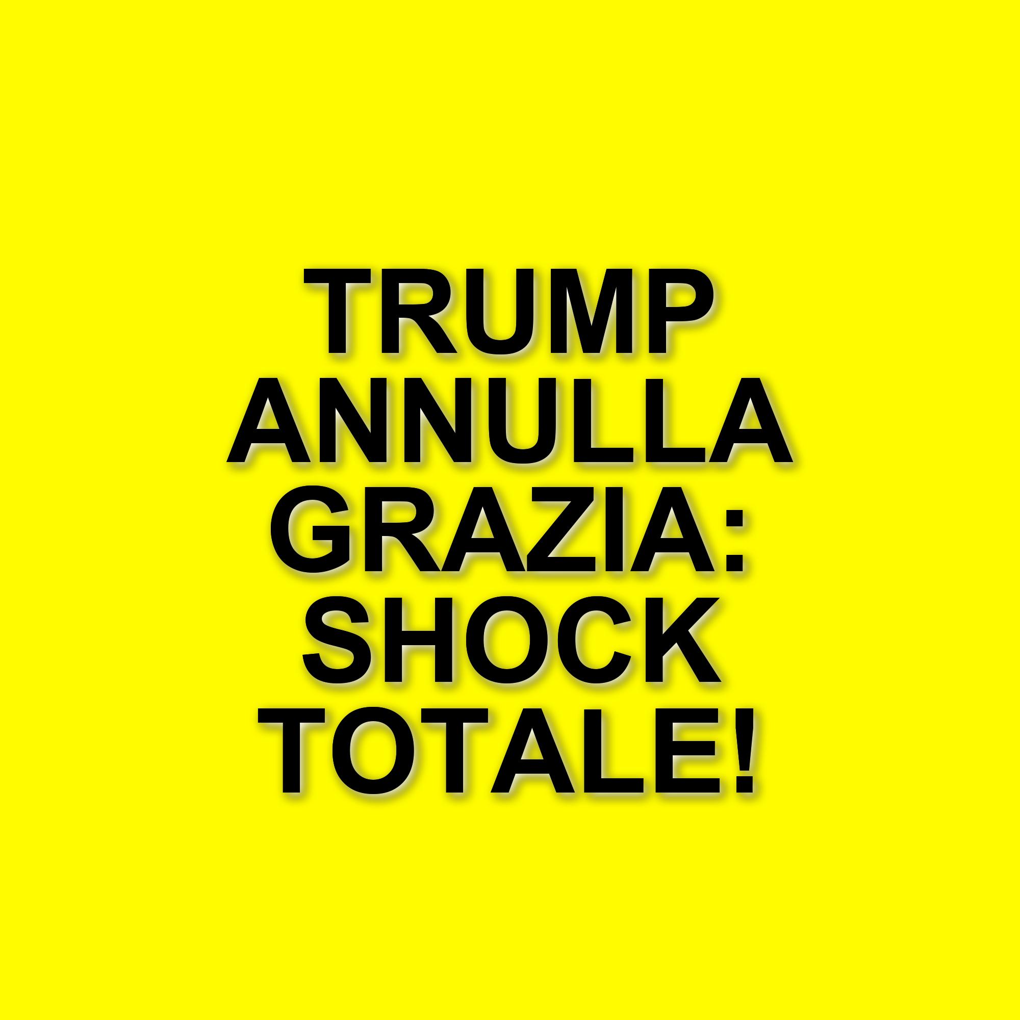 Donald Trump annulla i procedimenti di grazia di Joe Biden: una mossa controversa