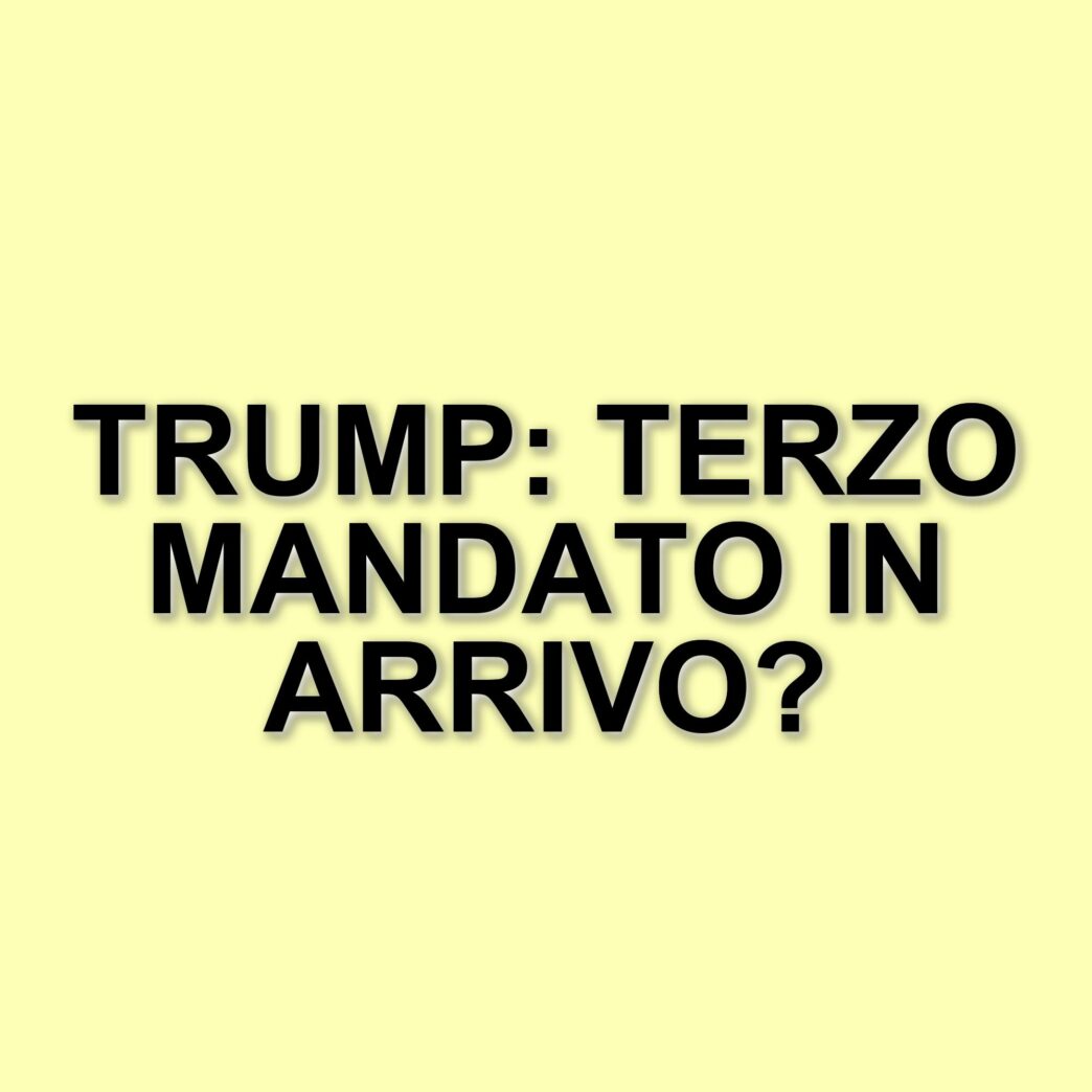 Donald Trump affronta Putin, minaccia l'Iran e considera un terzo mandato presidenziale
