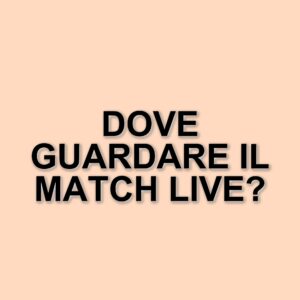 Dove seguire il match in diretta: tutte le informazioni sulla trasmissione