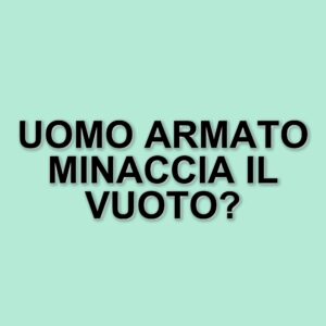 Dramma a Salerno: uomo armato di coltello minaccia di lanciarsi nel vuoto