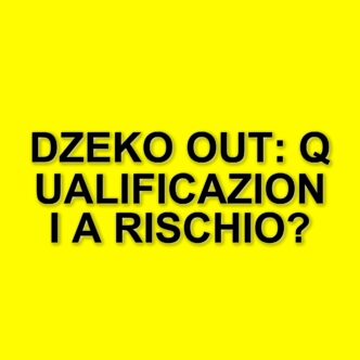 Edin Dzeko costretto a lasciare il campo durante il match di qualificazione tra Romania e Bosnia