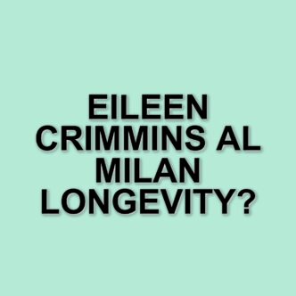 Eileen Crimmins al Milan Longevity Summit 2025: La qualità della vita oltre l'aspettativa di vita