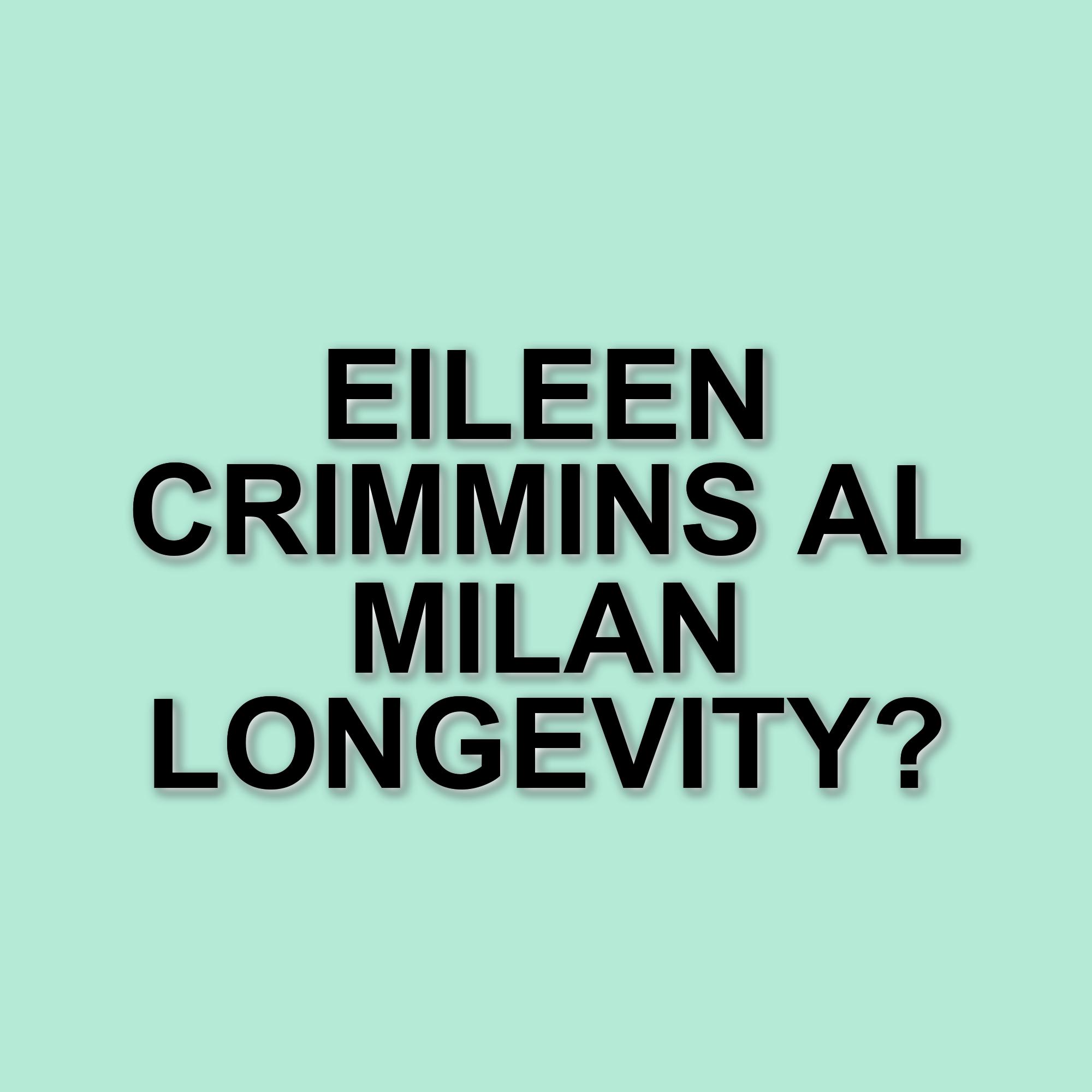 Eileen Crimmins al Milan Longevity Summit 2025: La qualità della vita oltre l'aspettativa di vita