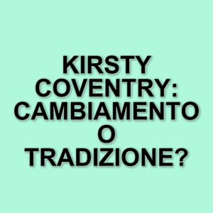 Elezioni al cio: kirsty coventry in corsa per la presidenza, sfida tra cambiamento e tradizione