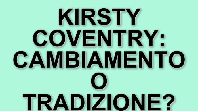 Elezioni al cio: kirsty coventry in corsa per la presidenza, sfida tra cambiamento e tradizione