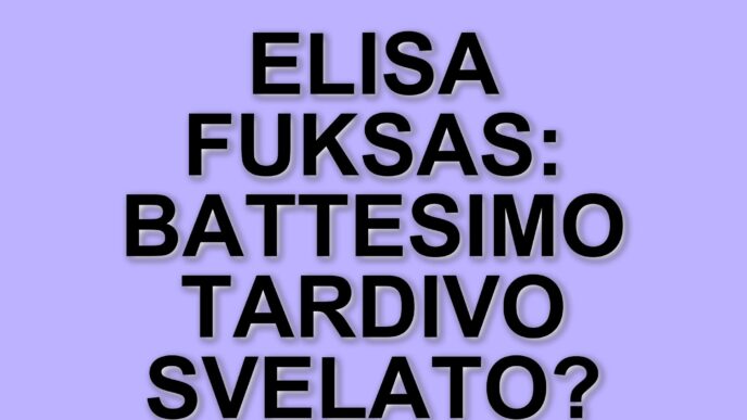 Elisa Fuksas racconta la sua infanzia e la scelta del battesimo tardivo in Uno Mattina