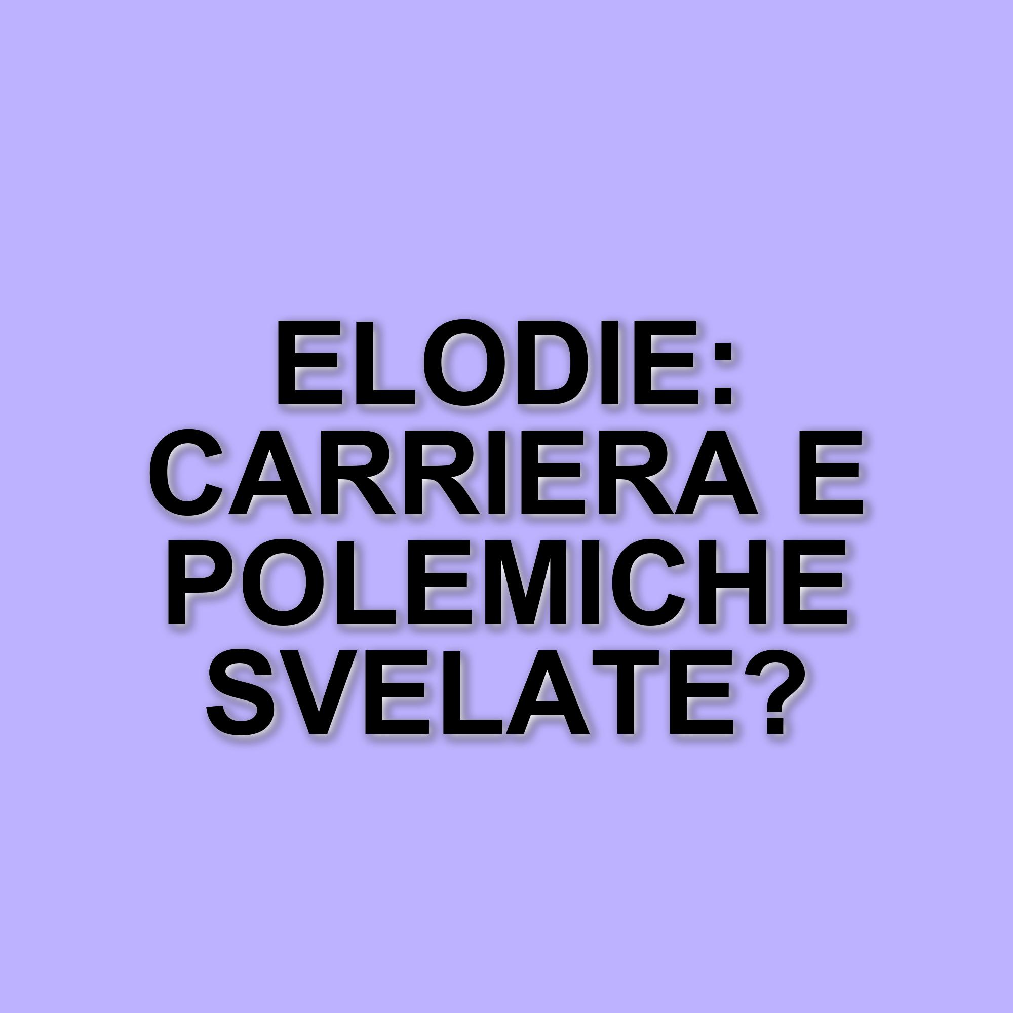 Elodie protagonista a Domenica In: dalla carriera alle polemiche sul gender gap