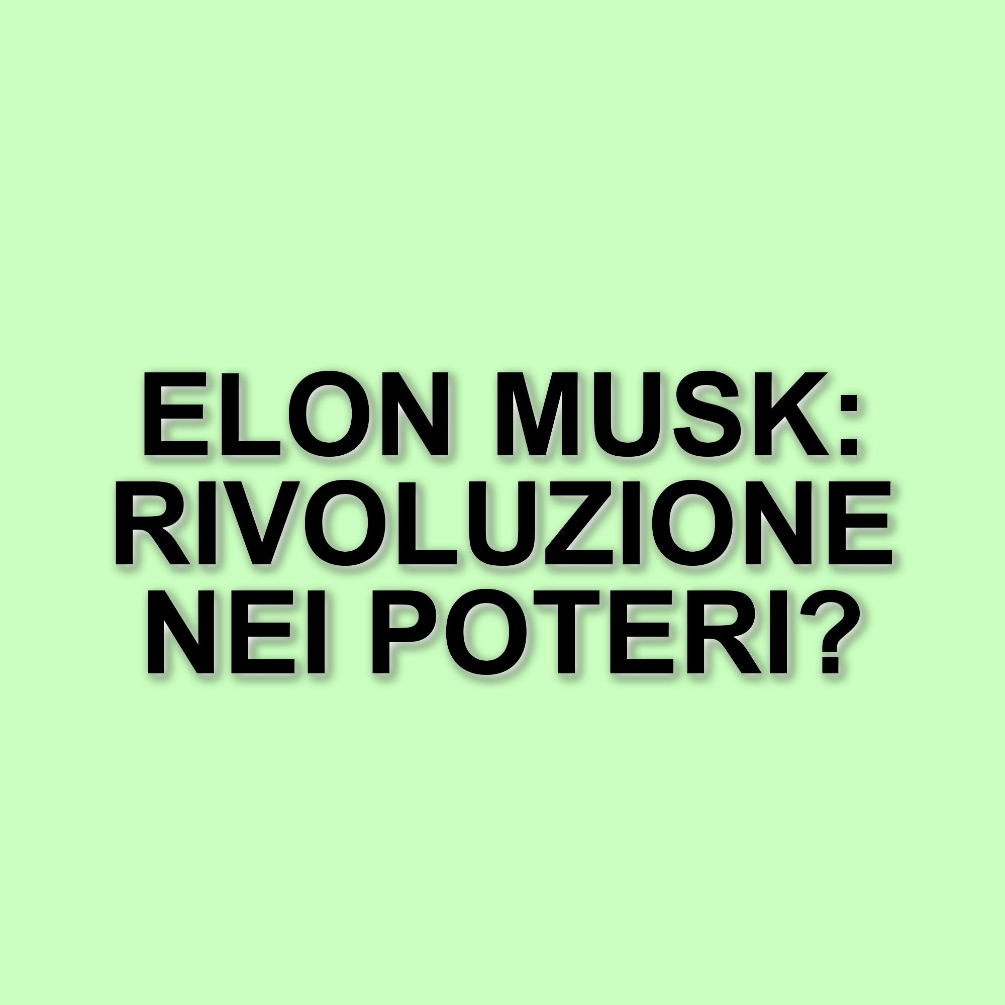 Elon Musk e il suo piano audace: un cambio di guardia nei corridoi del potere federale