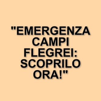 Emergenza Campi Flegrei: 340 sfollati e oltre mille interventi dei vigili del fuoco