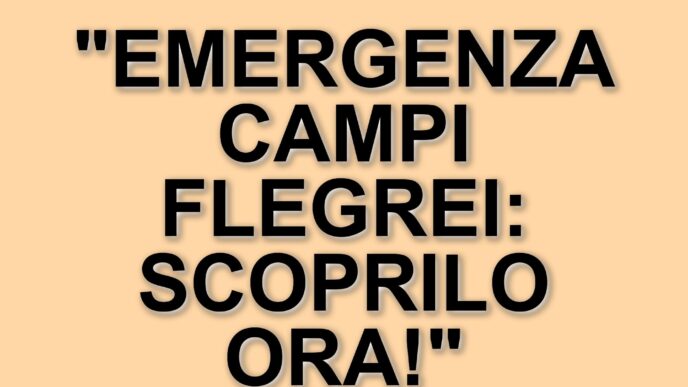 Emergenza Campi Flegrei: 340 sfollati e oltre mille interventi dei vigili del fuoco