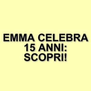 Emma Marrone celebra 15 anni di carriera con un toccante messaggio ai fan
