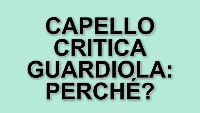 Capello Commenta Guardiola E La Situazione Della Roma: Le Sue Dichiarazioni A Milano