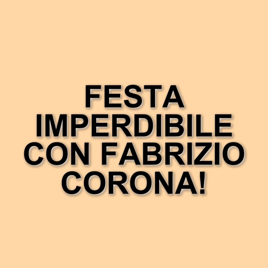 Fabrizio Corona festeggia il 51esimo compleanno al Qi Clubbing: un evento da non perdere