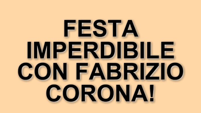 Fabrizio Corona festeggia il 51esimo compleanno al Qi Clubbing: un evento da non perdere