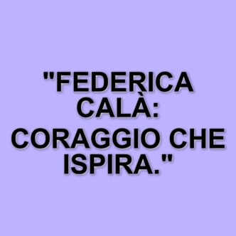Federica Calà: il coraggio di una giovane guerriera e il suo impatto sulla lotta contro la Smard 1
