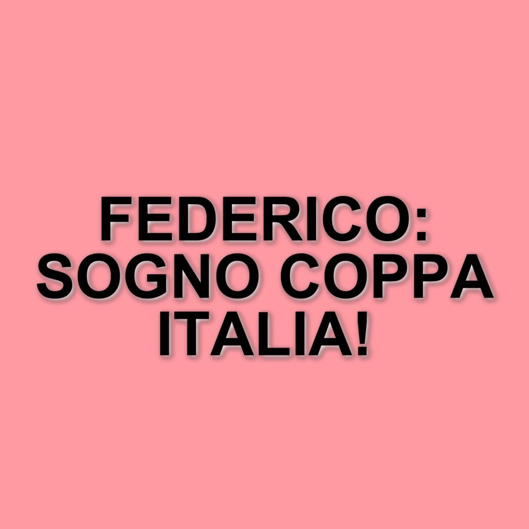 Federico: Il portiere bolognese che sogna la Coppa Italia e ricorda l'esordio in Champions