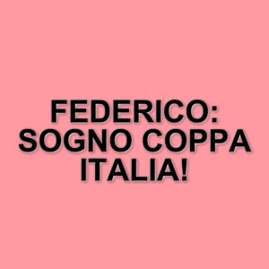 Federico: Il portiere bolognese che sogna la Coppa Italia e ricorda l'esordio in Champions