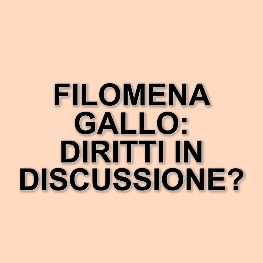 Filomena Gallo: avvocata e difensore dei diritti, sostenitrice del suicidio assistito in Toscana